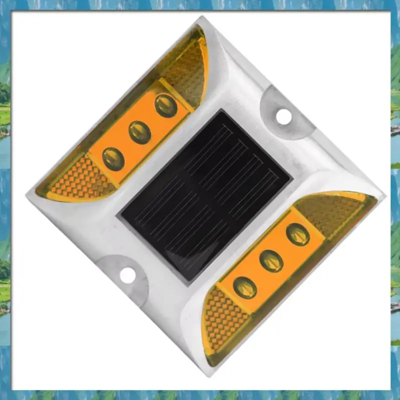 Mar.Ground Marker Lights Double-Sided Warning Light Cast Aluminum Road Stud Lights At Night
