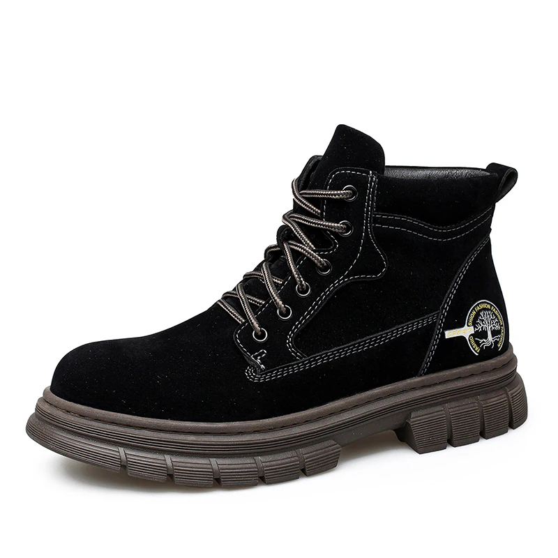 2024 Spring and Winter Fashion Men's Boots High Top Casual Men's Work Boots