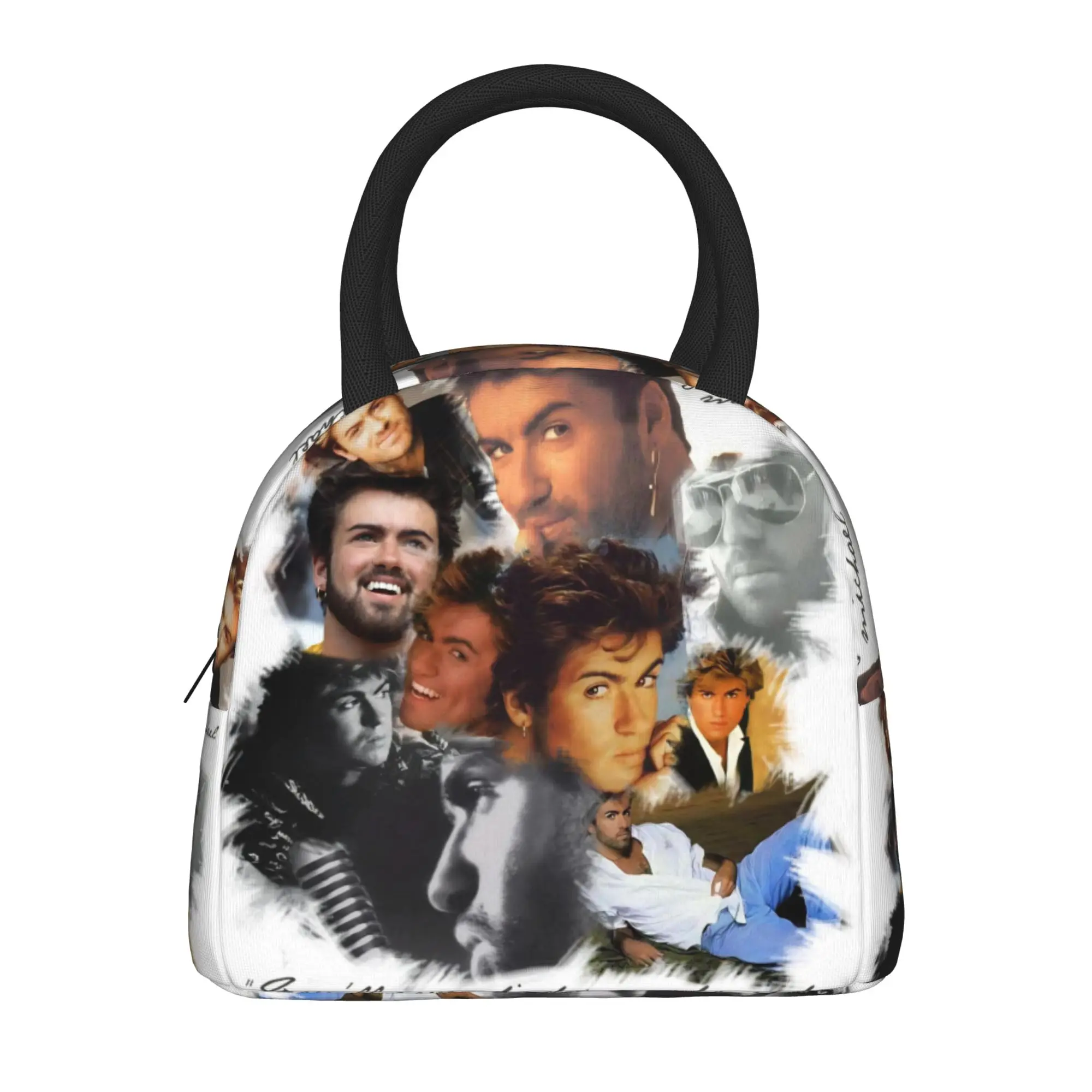 Lunch Boxes George Michael Cool Singer Accessories  Lunch Food Box Ins Style Cooler Thermal Lunch Box For School