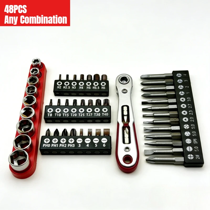 Ultra Thin Mini Ratchet Wrench Right Angle Screwdriver Set L-Shaped Offset Screwdriver for Tight Spaces Narrow Gaps Repair Tool