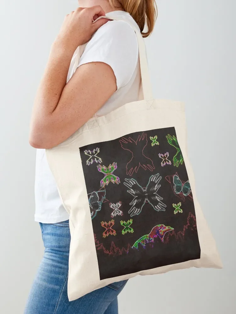 

The Virus (neon) Tote Bag shopping cart bags shopper bag women personalized tote shopper bags