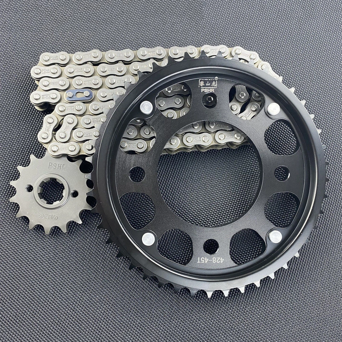 

428 14T Front 40T/43T/45T/48T/50T Rear Sprocket Kit with 428H Chain for CBF190 CB190R/190X Motorcycle Bike