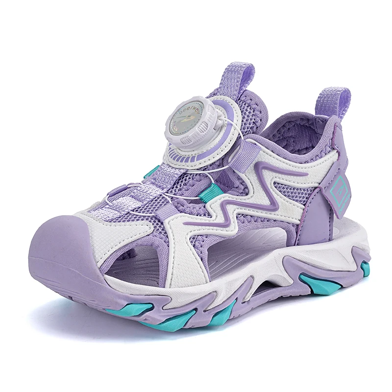

Summer New Kids Closed-toe Sandals Soft Non-Slip Sole Boys' Beach Sports Shoes Fashion Breathable Children's Casual Footwear