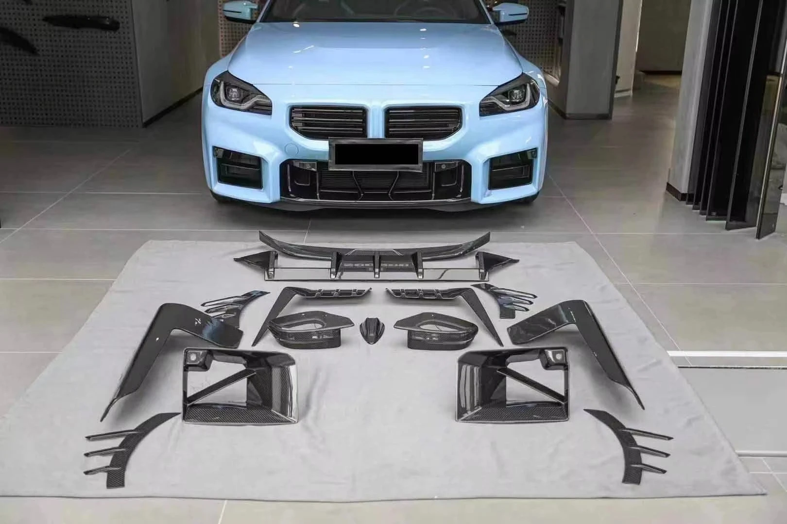 Perfectly Adapts for  M2 G87 Upgraded and Modified MP Style High-quality Dry Carbon Material Body Kit Car Bumper