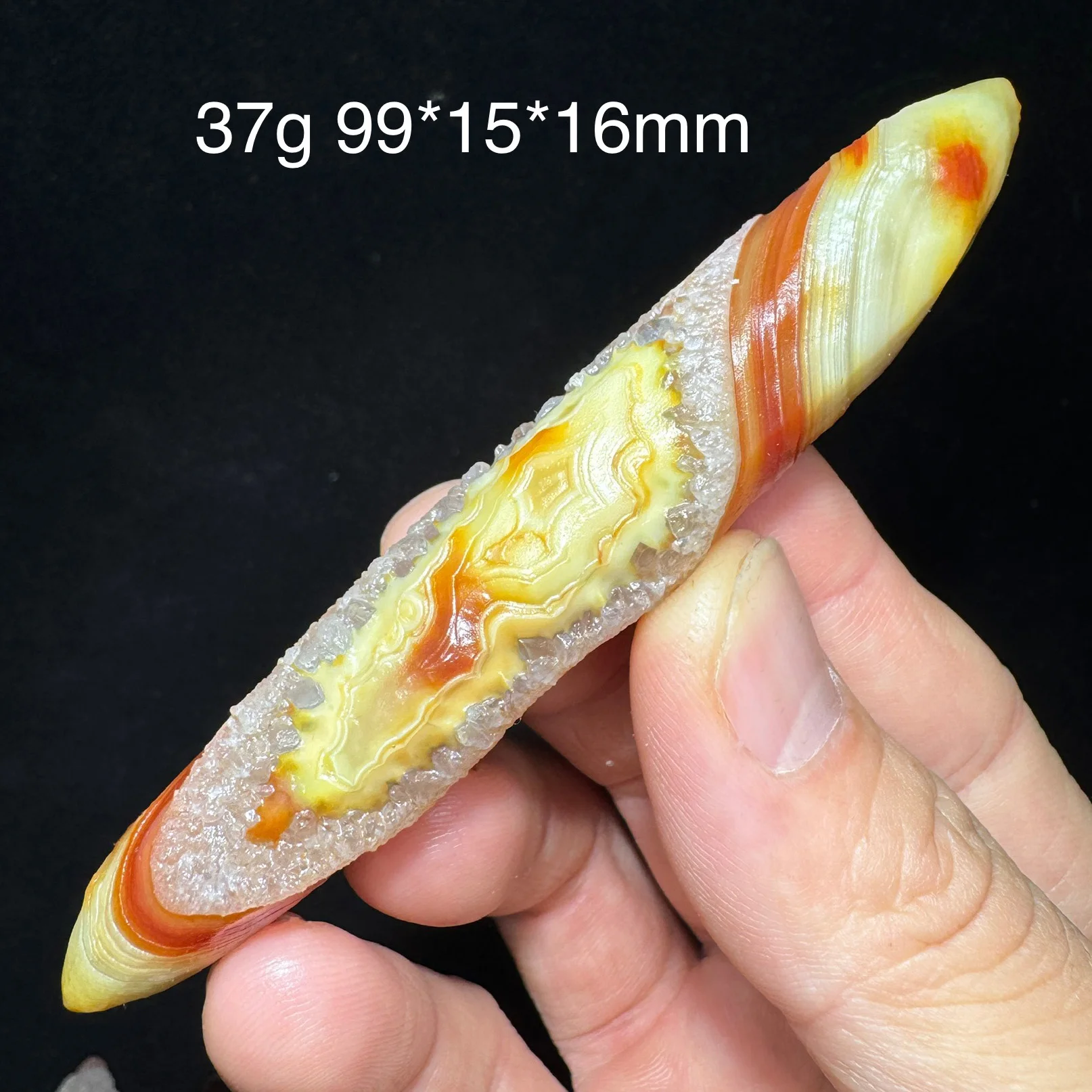 Natural Sardonyx Red Gobi Agate Crystal Quartz Points Wizard Meditation Wand Spirit Specimen Healing Stone Home Decor KN1-35 - view 6