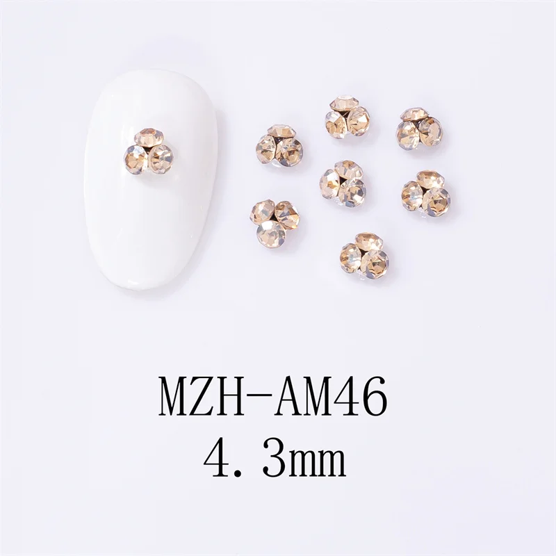 10 قطعة/الوحدة مسمار السحر كومة صغيرة الحفر الحجارة ل مانيكير الديكور مجوهرات أظافر أجزاء مسمار الفن اكسسوارات أرقام للأظافر #6