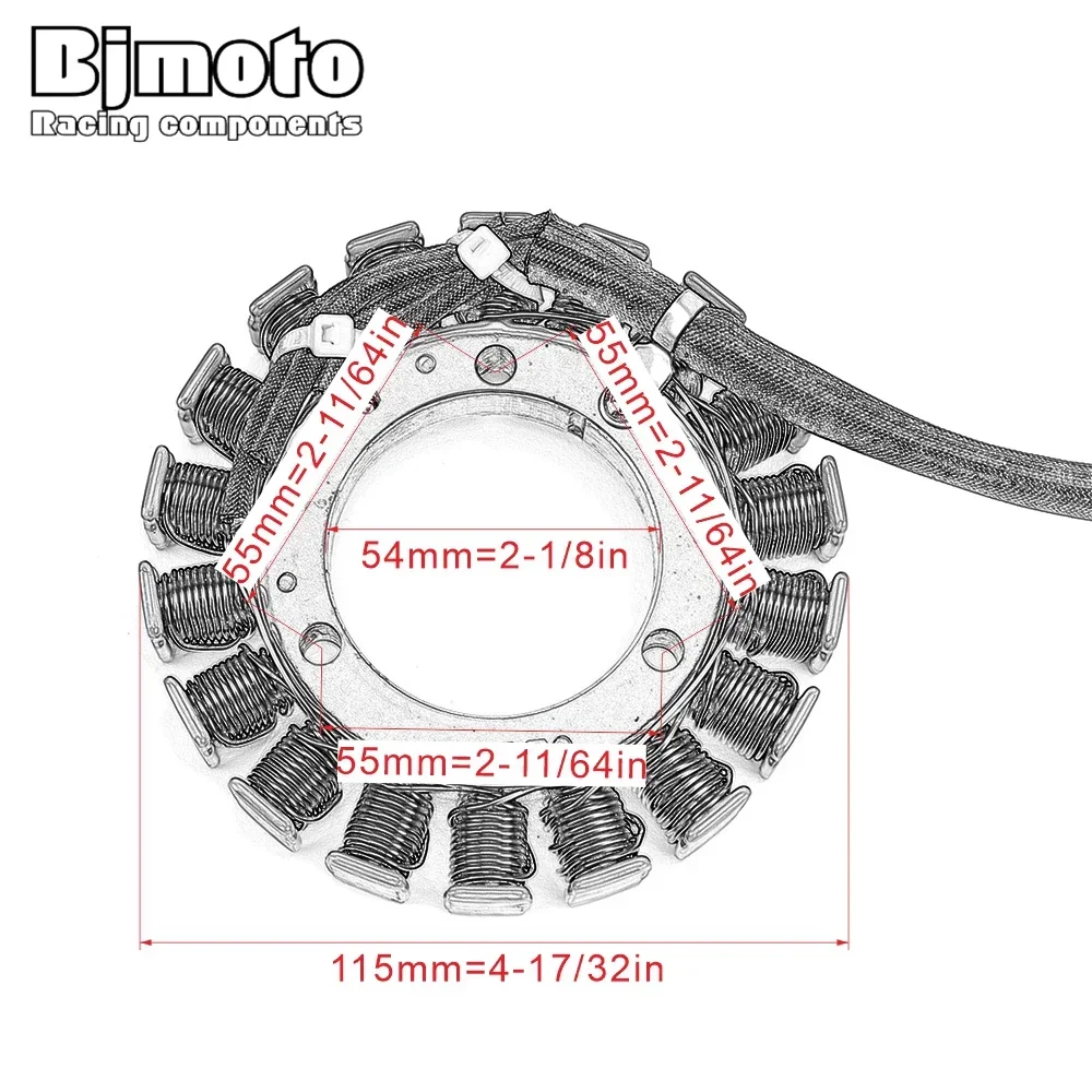 Stator Coil For Yamaha YFM35BA Bruin 350 2WD YFM45FX Wolverine YFM450FWA Kodiak 450 Rhino for Harley XG750 XG500 Street 750 500