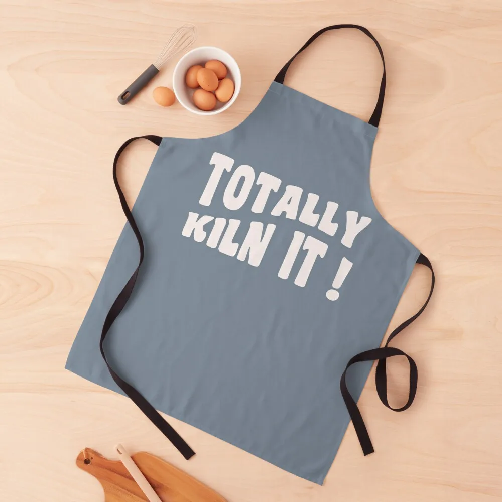 

Totally kiln it ! cream Apron work gowns for women cleaning kitchen girl professional hairdresser kindergarten teacher Apron