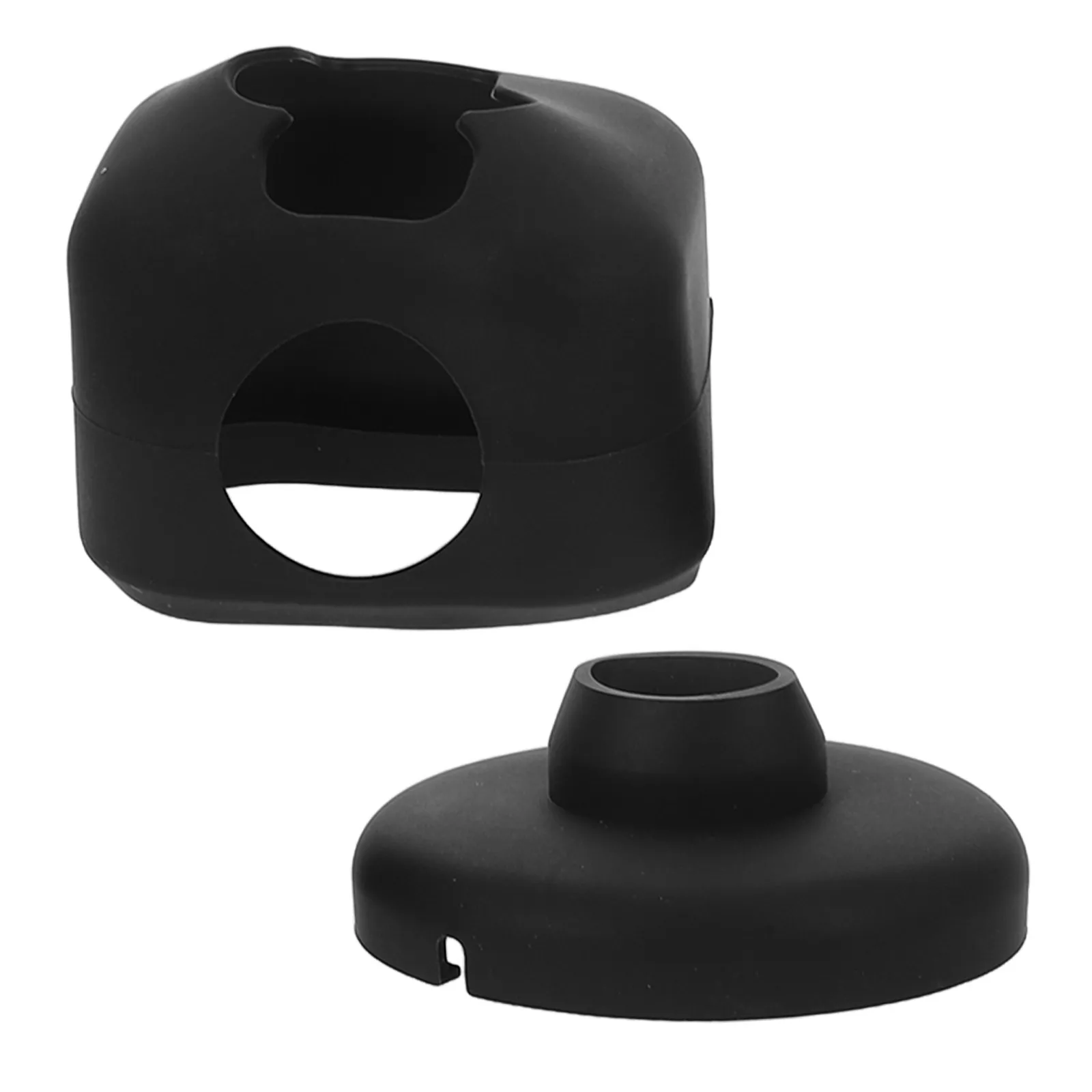 1Set Camera Skin Protector Silicone Case High Elastic Weatherproof Outdoor Protective Cover Compatible Blink Mini 2 Black