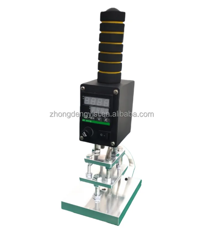 Handheld Small Portable Manual Electric Heat Press Machine for Mouse Pad Labeling and Logo Embossing 220V 1 Year Warranty
