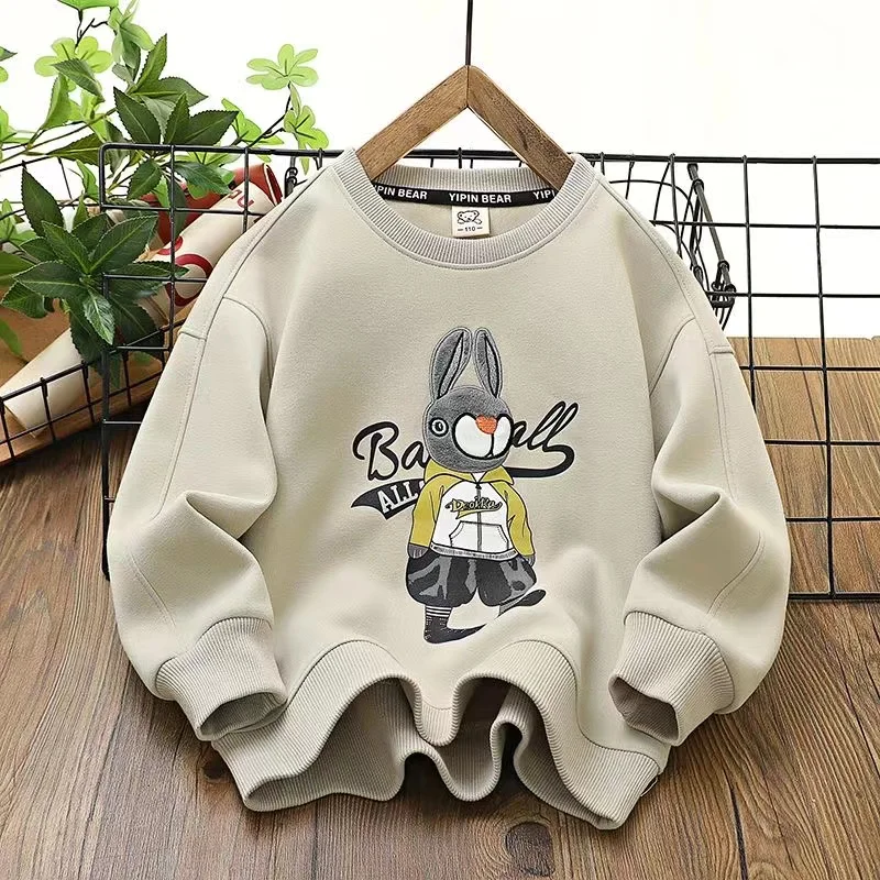 

Children's Clothing Boys Spring And Autumn Sweaters 2024 New Casual Cartoon Fashion Sweaters For Middle-aged And Young Children