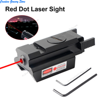 Red Dot Laser Sight Tactical 20mm Standard Picatinny Weaver Rail Classic Black Style For Pistol Handgun Gun Rifle