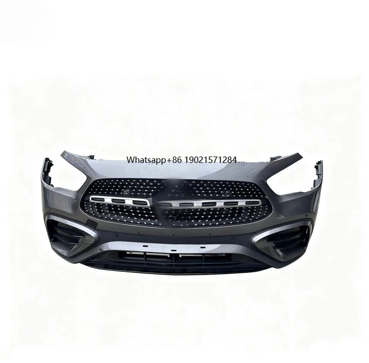 PP Front Bumper Rear Bumper Side Skirt Body Kit Auto Parts for  GLA W247 Front Bumper with Grille Diffuser