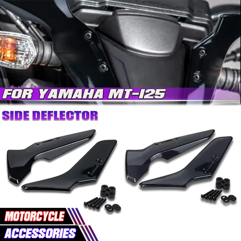 

For Yamaha MT-125 MT125 125 MT 2020- Motorcycle Side Deflector Sports Decoration Wind Cover Windshield Fly Screen Accessories