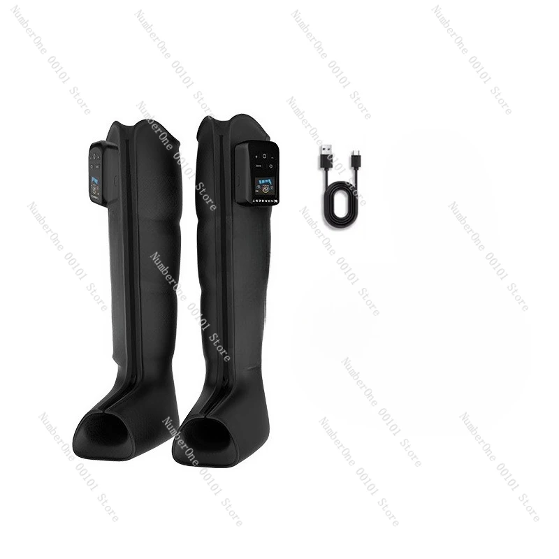 Four-chamber Leg Airbag Massager | Home Sports Recovery Air Wave Full Leg Massage Equipment