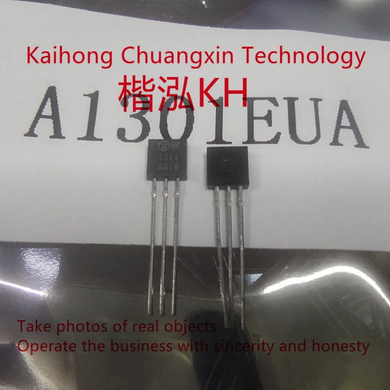 5PCS/LOT A1301EUA 1301    Continuous-Time Ratiometric Linear Hall Effect Sensors TO-92
