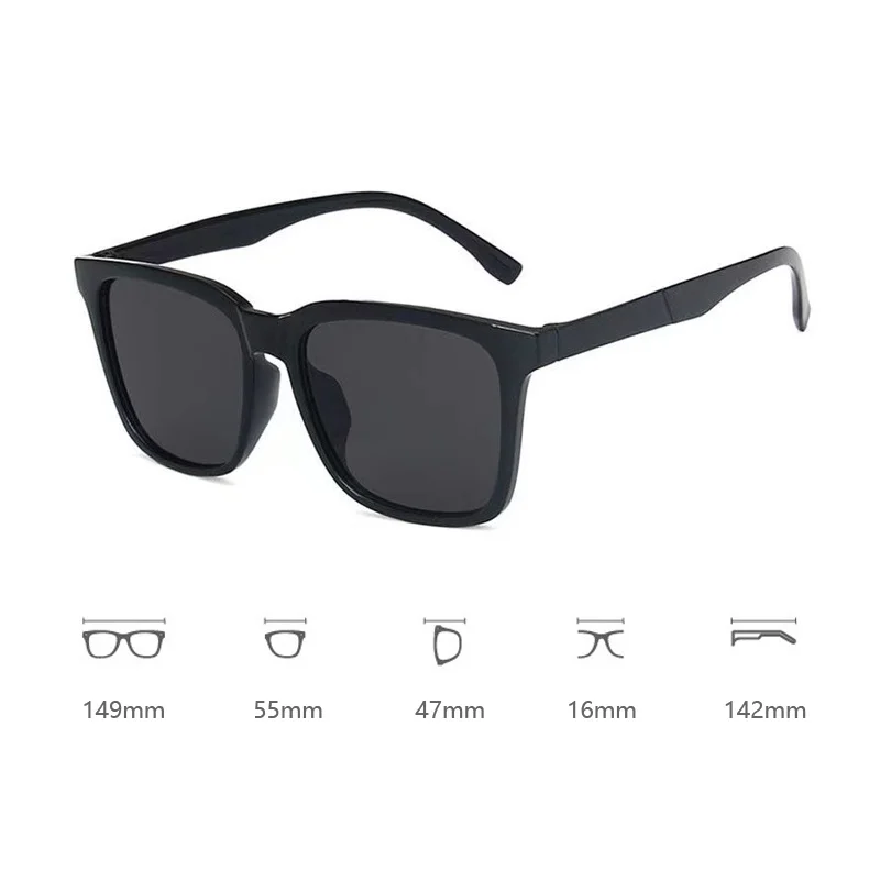 1/2PCs Unisex UV400 Fashion Driving Sunglasses for Men Trendy Sports Style Cycling Glasses Male Eyewear