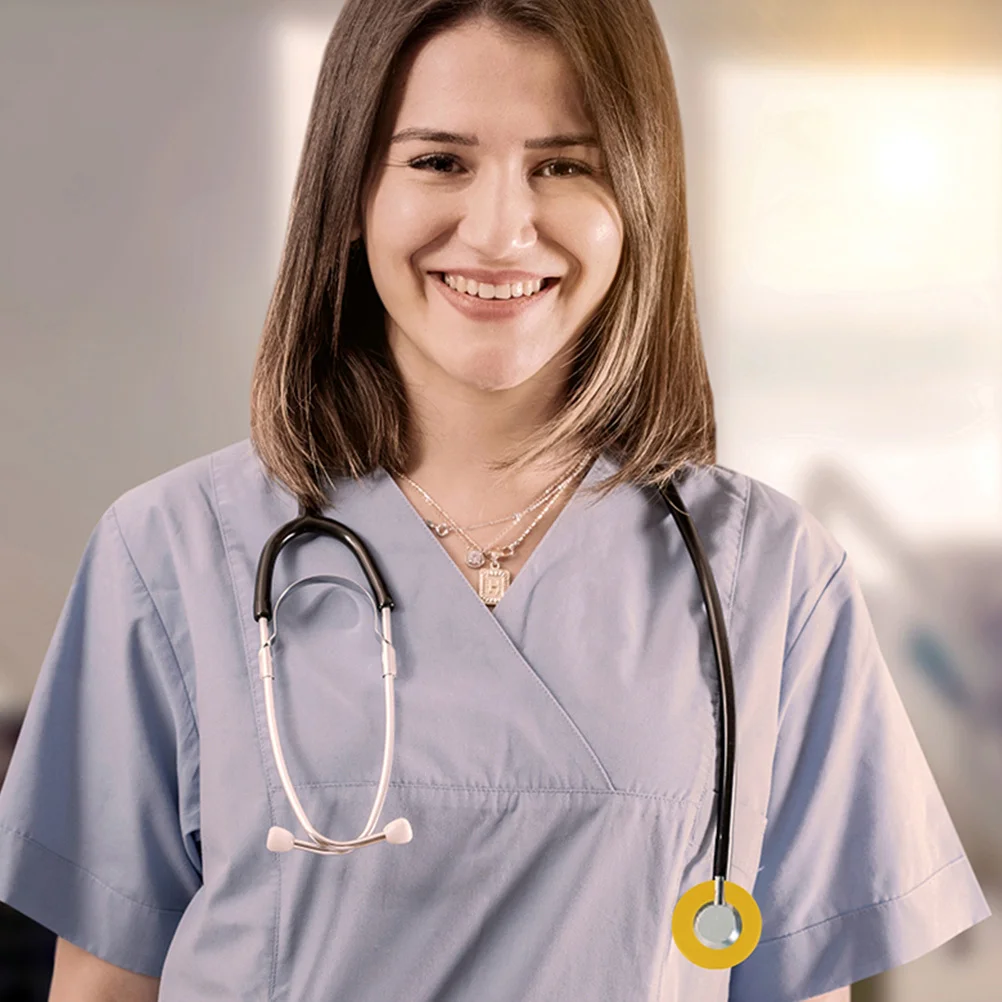 

12 Pcs Stethoscope Set Parts Accessories Nursing Case Skull Stethescope with Supplies Silica Gel Kit Diaphragm Cover