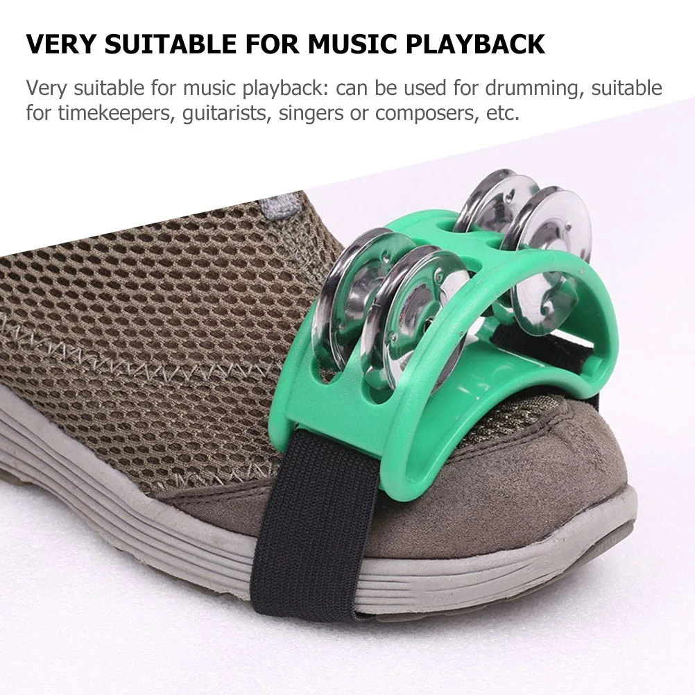 กระดิ่งเท้า เครื่องดนตรีเพื่อการศึกษาสำหรับเด็ก เครื่องดนตรีจังหวะ เครื่องดนตรีเคาะจังหวะ กระดิ่งเท้าสำหรับเด็ก เครื่องดนตรีบนเวที