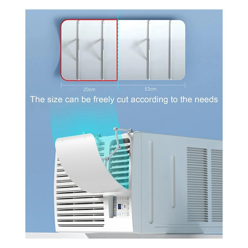 Air Vents Deflector Ceiling White Window Ac Vent Deflector Air Conditioner Deflector For Window Units