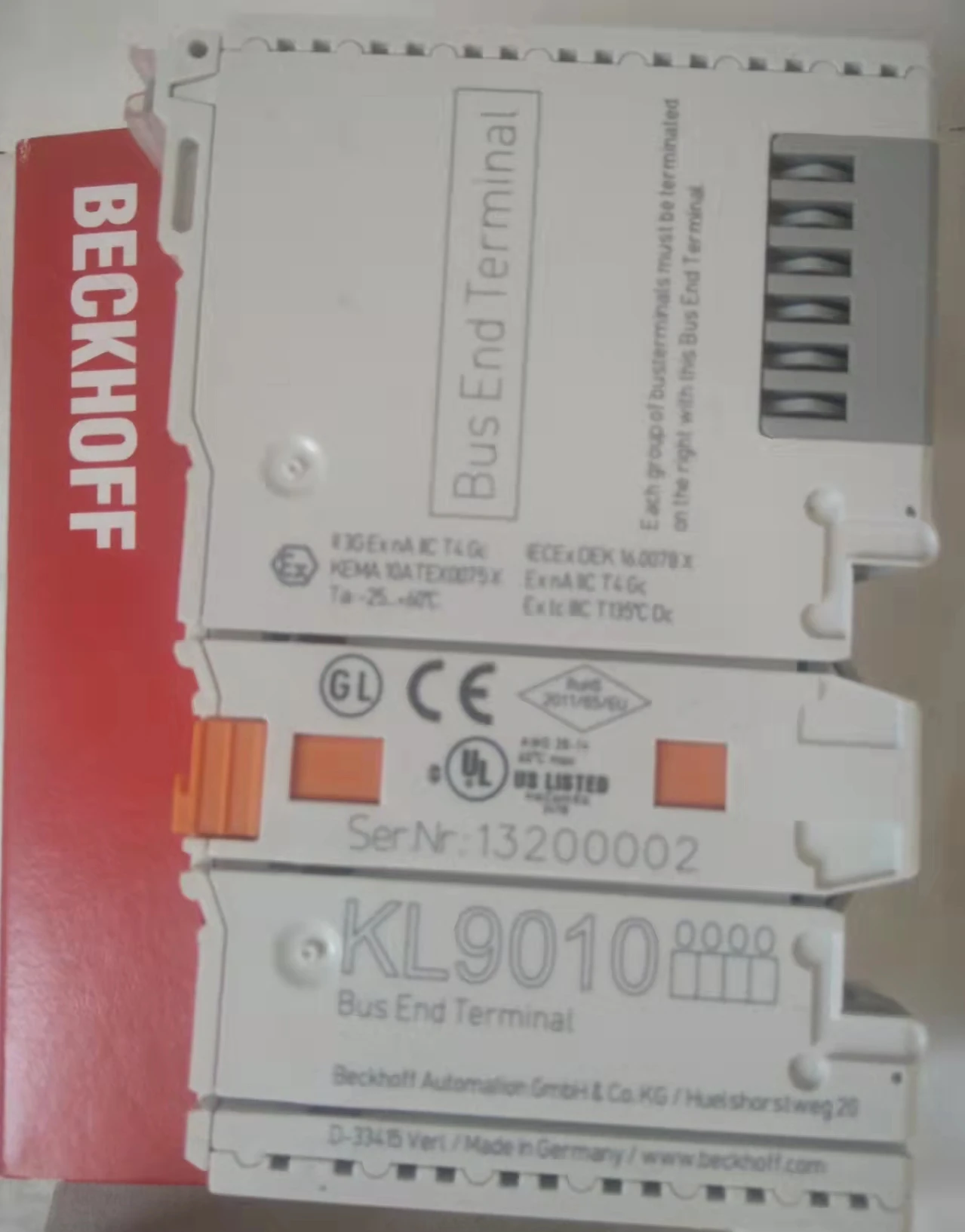 New Original Beckhoff terminal terminal module KL9010