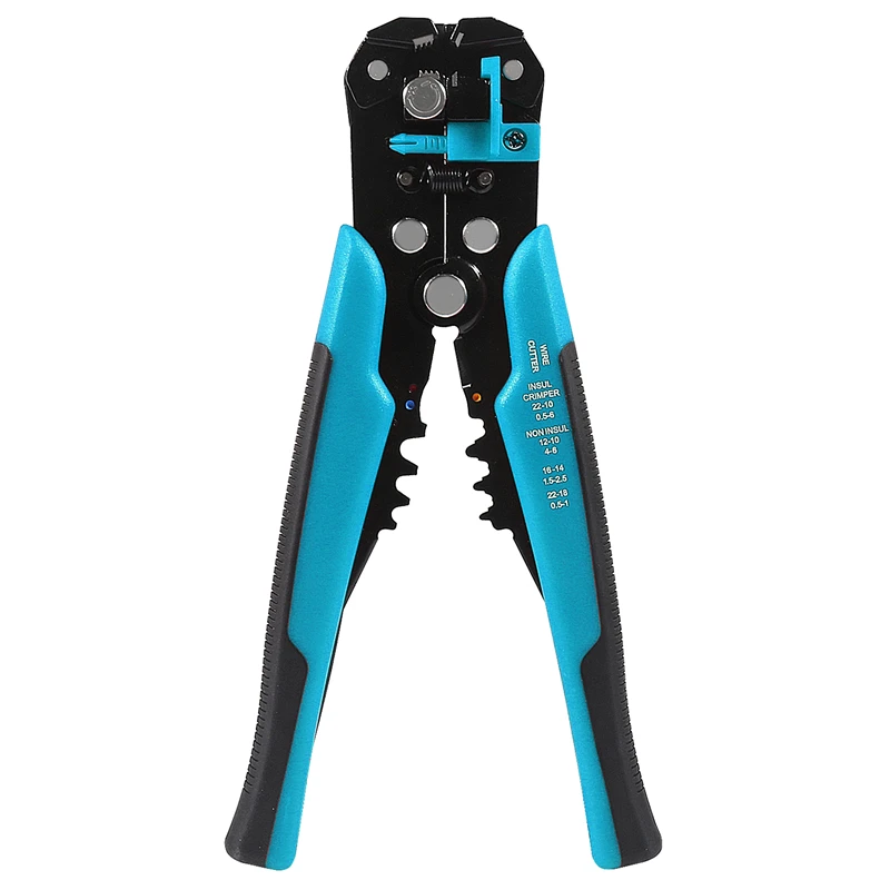 3-in-1 automatisches 8 Zoll selbsteinstellendes Abisolierwerkzeug, Abisolierzange 24–10 AWG (0,2–6 mm2) Schneid-Crimpzange – Detail 4