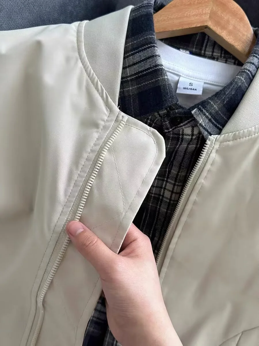 سترة كورية جديدة لعام 2025 مقاومة للماء ومضادة للمطر خفيفة الوزن مع قلنسوة معطف واق من المطر خارجي سترة مضادة للرياح سترة خارجية #5