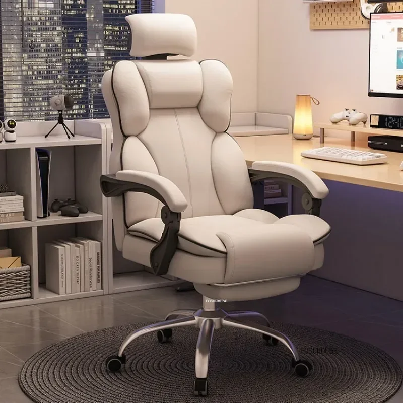 Nordic Comfortable Gaming Chair Lounge Office Chairs Home Furnitures Game Mobile Swivel Recliner Gamer Chair Study Armchair l