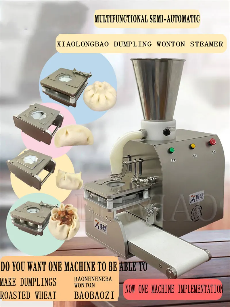 Commercial Shumai Pizza Wonton Gyoza Wrapping Dumpling Wrapper Forming Machine