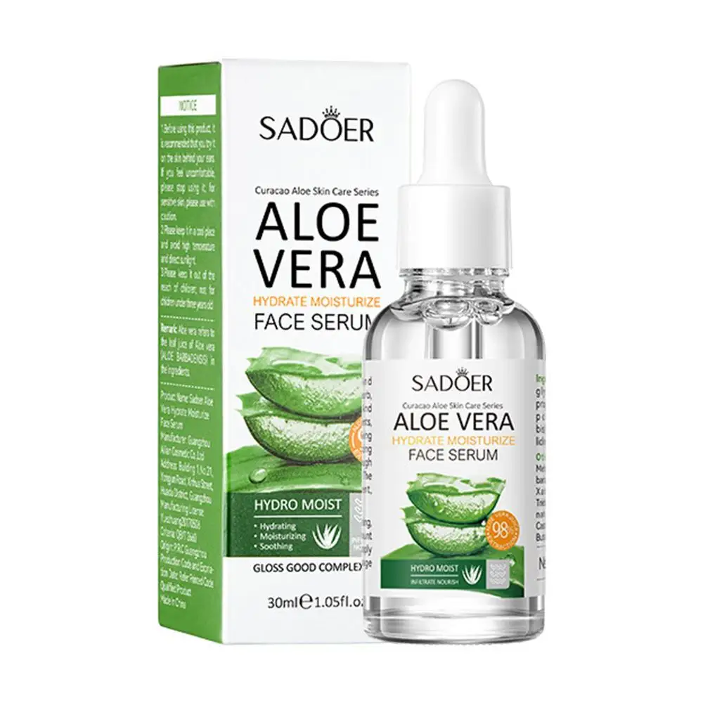 30ml Aloe Vera Anti-aging Face Moisturizing Essence Vera Wrinkles Spots Aloe Dark Essence Moisture Repair Brighten Hydratin F7F9