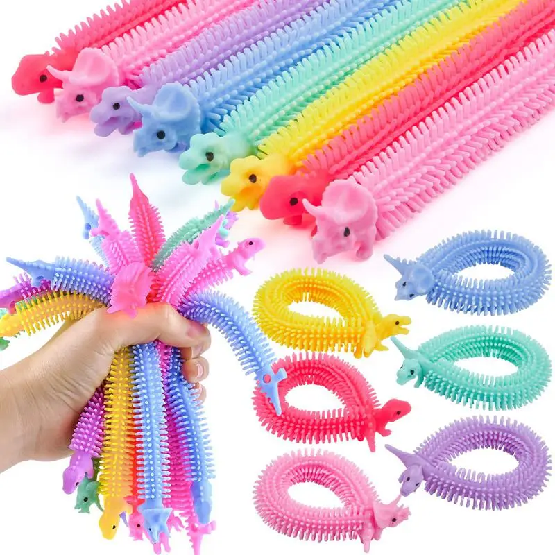 Fun Elastic Toys Squeeze Party Favor Gift Stress Relief Unicorn Dinosaur Birthday Party Kid Gift Prize Children Pinata Giveaways