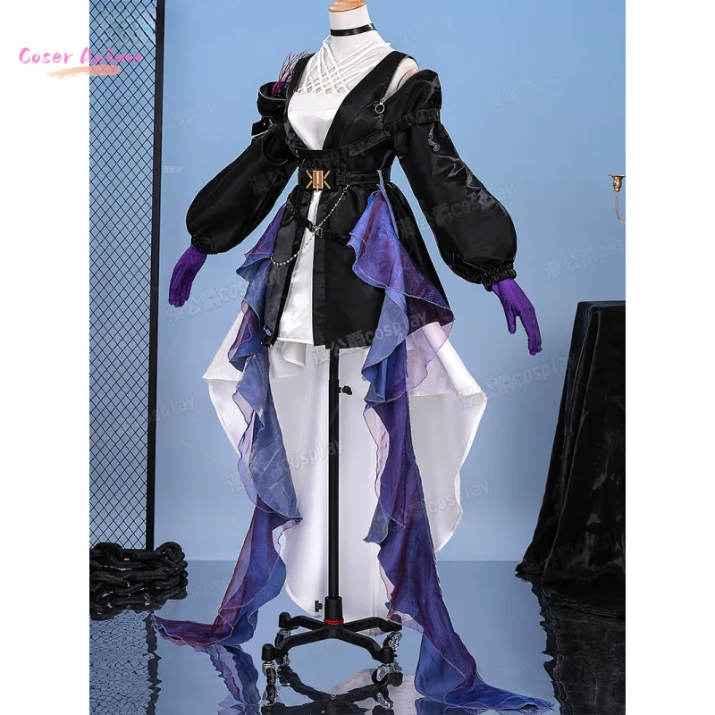 게임 Arknights Highmore 코스프레 의상 유니폼 할로윈 카니발 파티 크리스마스 역할 놀이 의류 의류