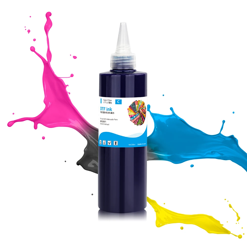 Winnerjet 250ml inchiostro DTF per tutte le stampanti DTF piatte Epson per stampante DTF Epson xp600 L1800 L805 DX5 DX7 4720 5113 1390 DTF