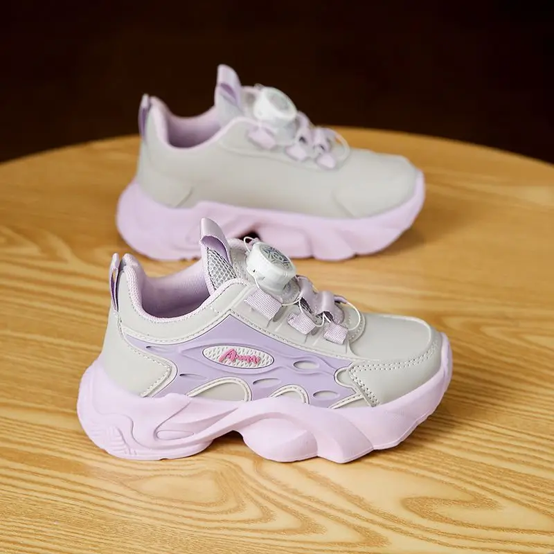 Kids Autumn Boots 2025 Trendy Non Slip Durable School Casual Sneakers for Girls Teens Design with Anti Slip Rubber Sole Shoes