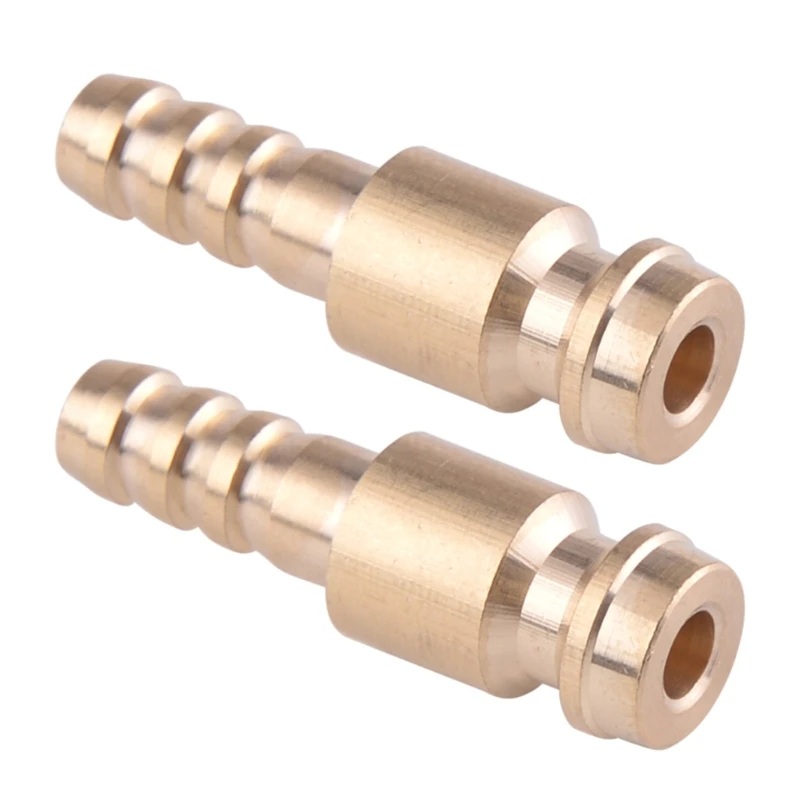 2Pcs Durable Brass Water Speed Adapter Quick Connector for TIG Welding Torch Intake