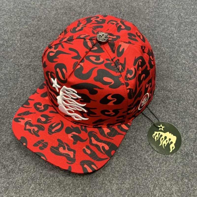 Hellstar Print Hat Streetwear Duckbill Cap Spring Autumn Cool Unisex Men Women Trendy Versatile Baseball Cap