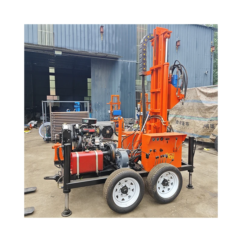 High Quality 230 Meter Water Well Drilling Rig  Machine Small Mini Drilling Rig for Sale