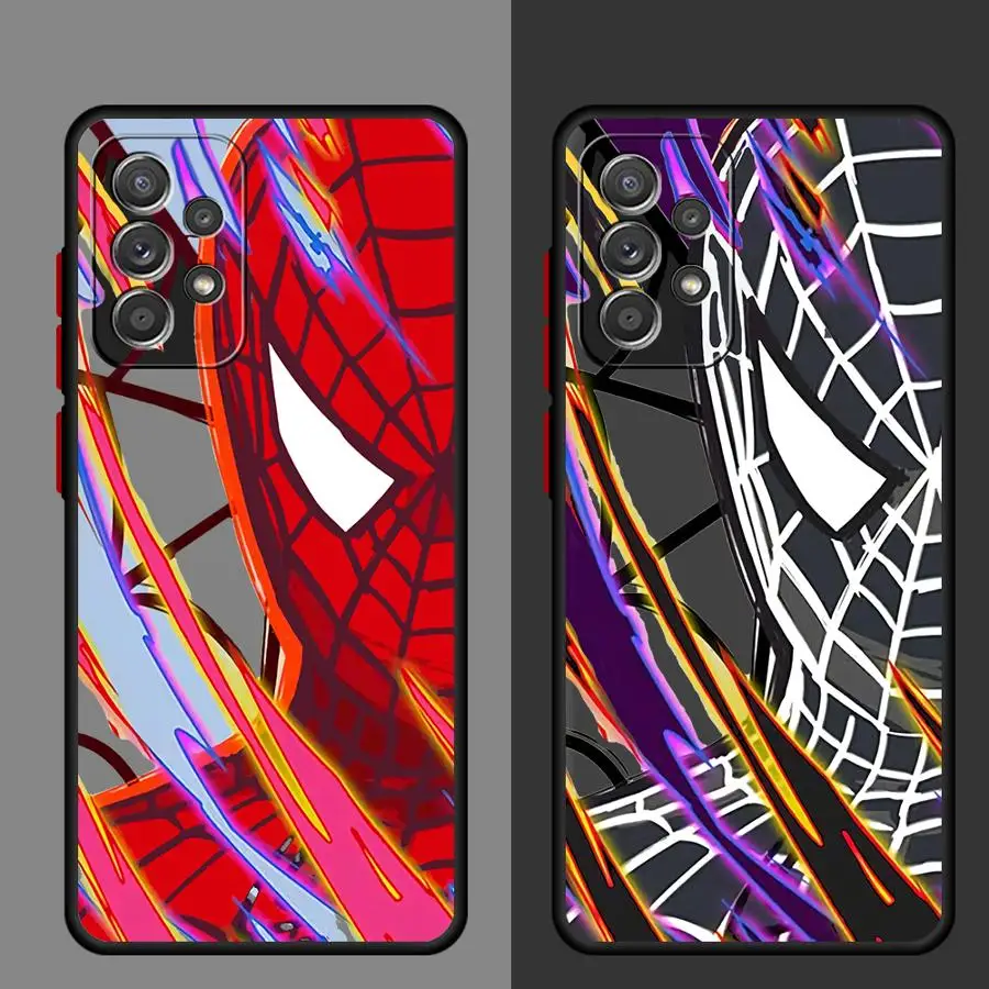 Marvel Spider Man Phone case for Samsung Galaxy A11 A12 A53 A71 A72 A73 4G A13 A14 A16 A21 A22 23 A24 A31 A32 A33 A42 A51 A52 5G