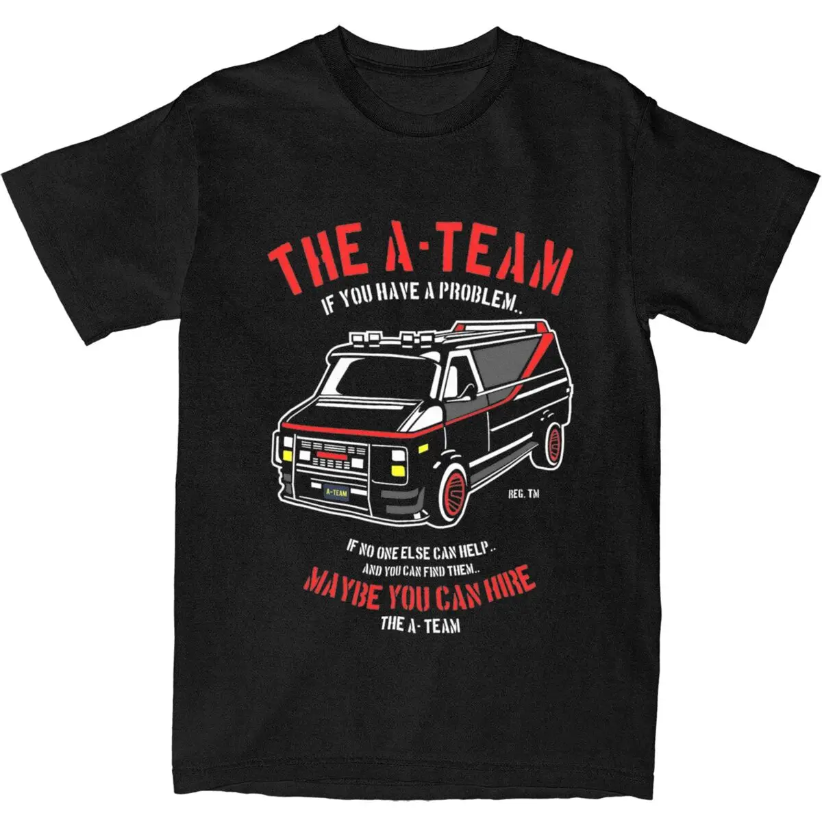 

The A Team T-Shirt Summer American Television Awesome T Shirts 100% Cotton Harajuku Tee Shirt For Man Short Sleeve Casual Tees