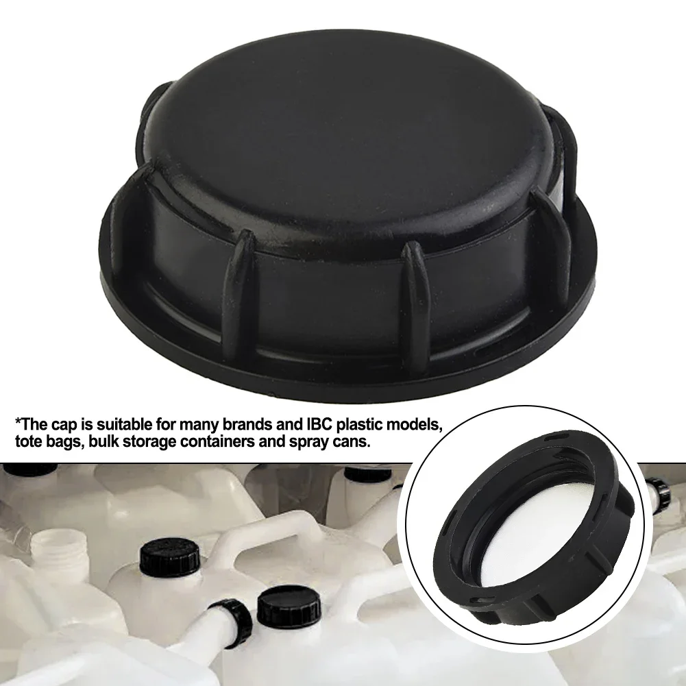 Polypropylene IBC Tank Lids IBC Tote Lid Cover Water Liquid Tank Cap Black For 1000L IBC Water Tank For Bulk Storage Containers