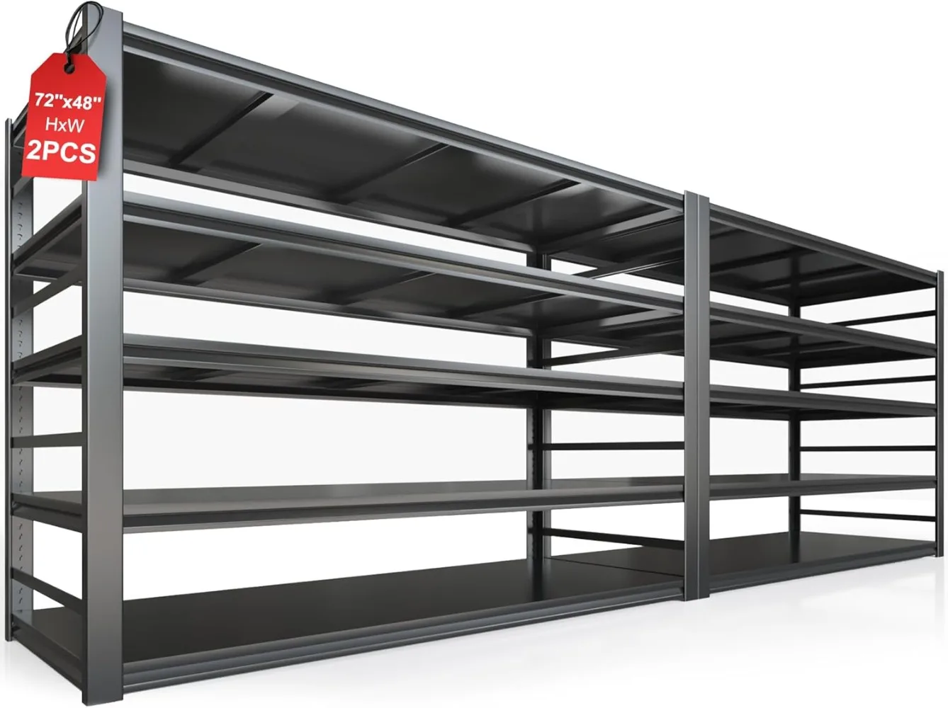 

Garage Storage Shelves Garage Shelving Heavy Duty, Adjustable Shelf 5-Tier Heavy-Duty Metal Shelving