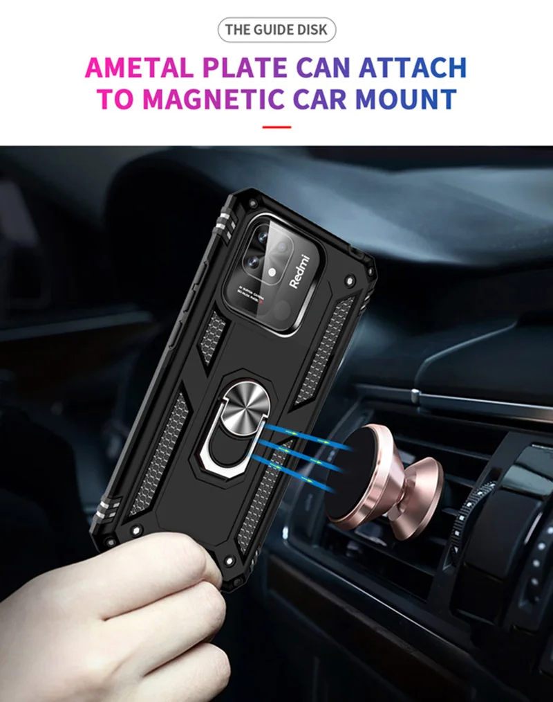 For Xiaomi Redmi Note 12 11 10 Pro Plus 11s 10s Case Armor Shockproof Cover For Redmi 10 10A 10C 12C 11A Case