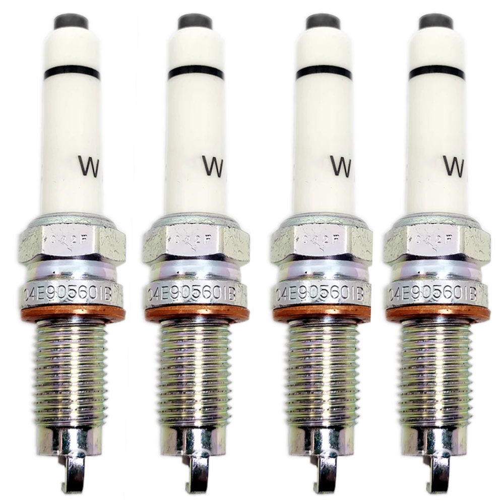 4 x Iridium Spark Plug 04E905601B fit for VW Volkswagen Beetle Golf Jetta Santana Gran Lavida Polo fit for Audi A1 A3 Q3 1.4 1.6