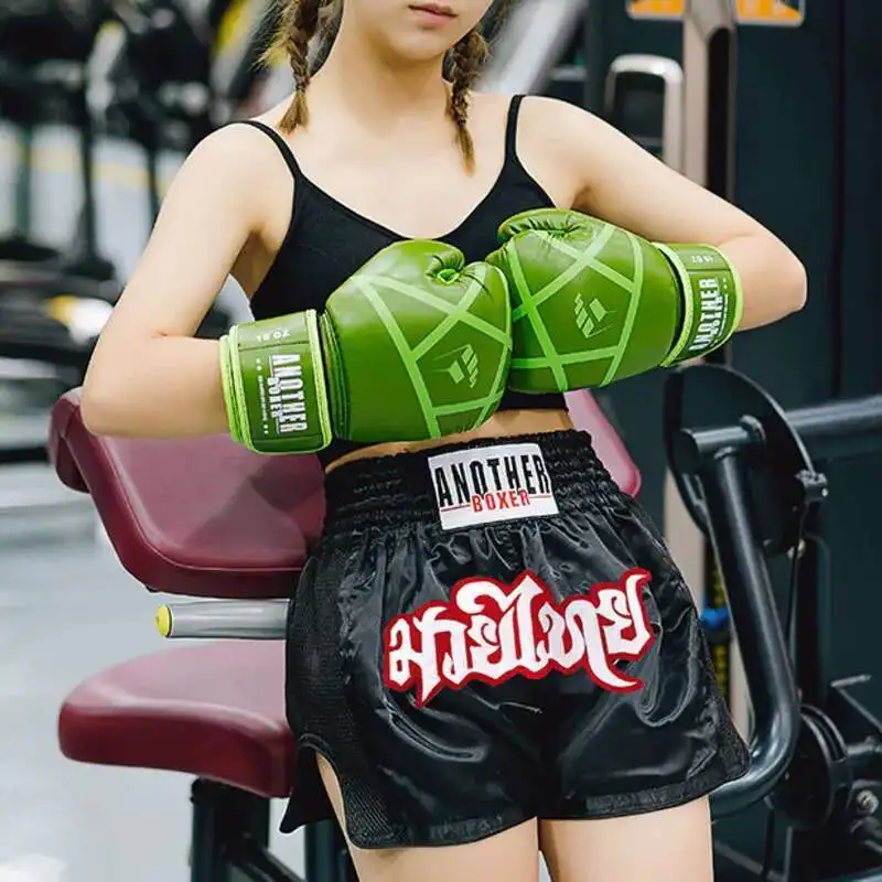 Mesh Boxing Training Shorts Men Women Personality Embroidery Bottoms Durable Sturdy Sweat Multiple Loose Styles Shorts Pants