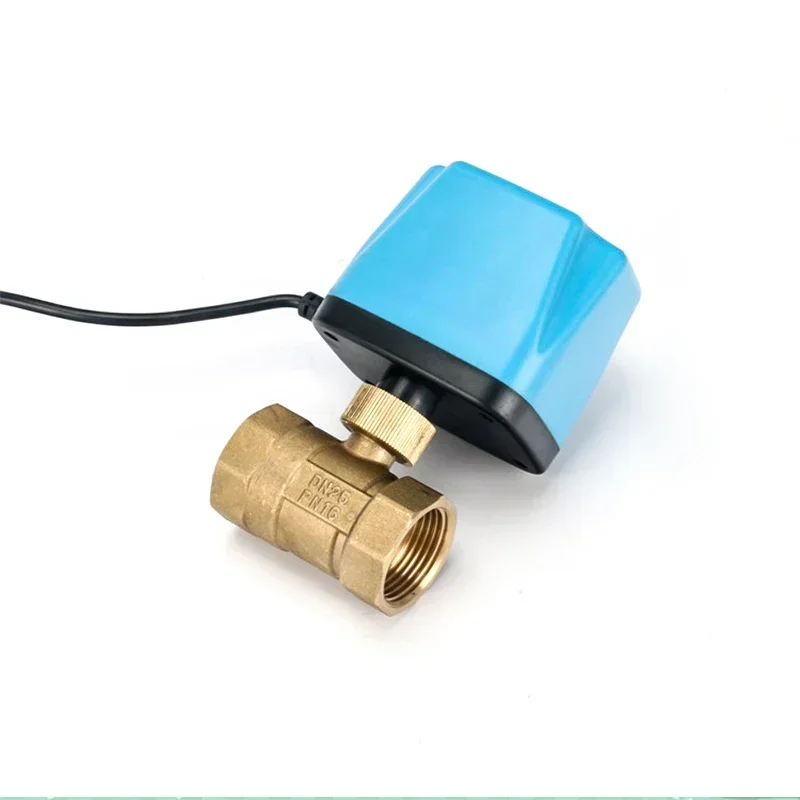 Three wire one control normally closed/normally open brass electric ball valve AC220V DN15DN20DN25DN32DN40DN50