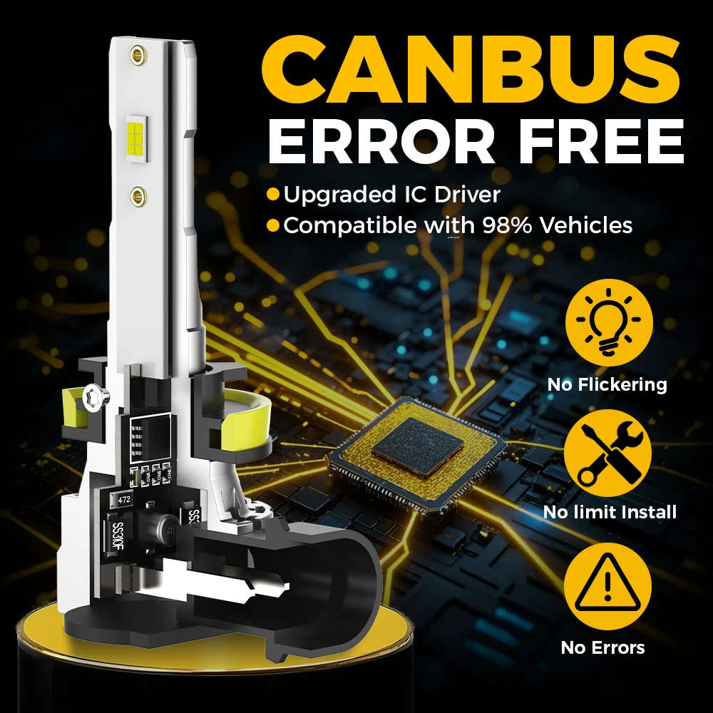 BMTxms 2 قطعة الأبيض الأصفر المتعرج H8 H11 9005 9006 H10 9145 LED الضباب الخفيف لتويوتا فورد هيونداي كيا هوندا سوزوكي OB DRL لمبة