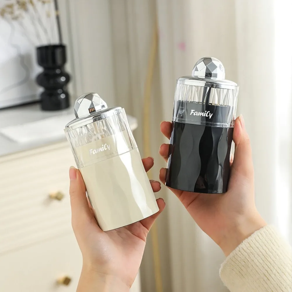

Light Luxury Toothpick Box Thickened Portable Desk Toothpick Holder Romantic Plastic Toothpick Container Restaurant