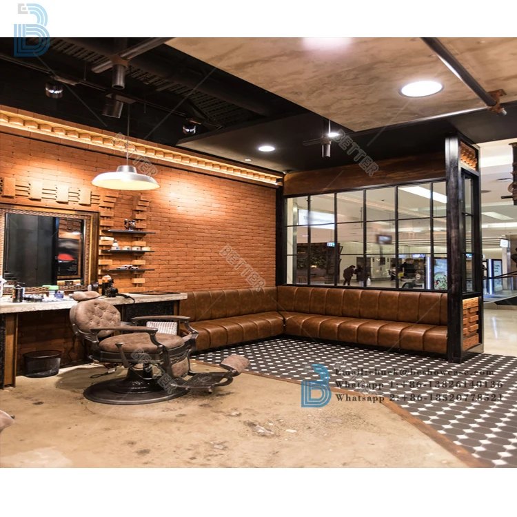 Salon Haaruitrusting Spiegel Salon Haar Kapperszaak Decoratie