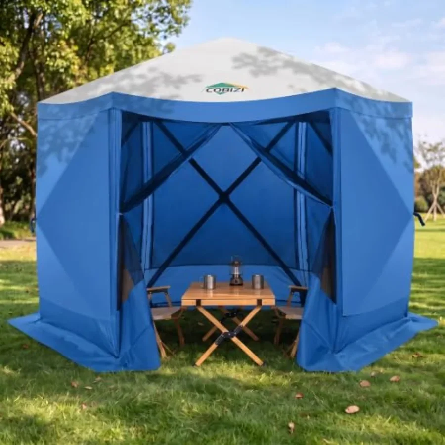 Feet Pop Up Canopy Shelter Tent, Large Gazebos On Clearance with Sidewalls, Screened in Gazebo, Screen Tents Portable carpas pa