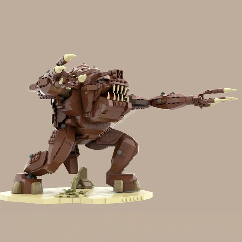 1037pcs Building Blocks MOC Monster Movie UCS Rancor Base Model Assembled DIY Creative Toys Kids Christmas Birthday Gifts